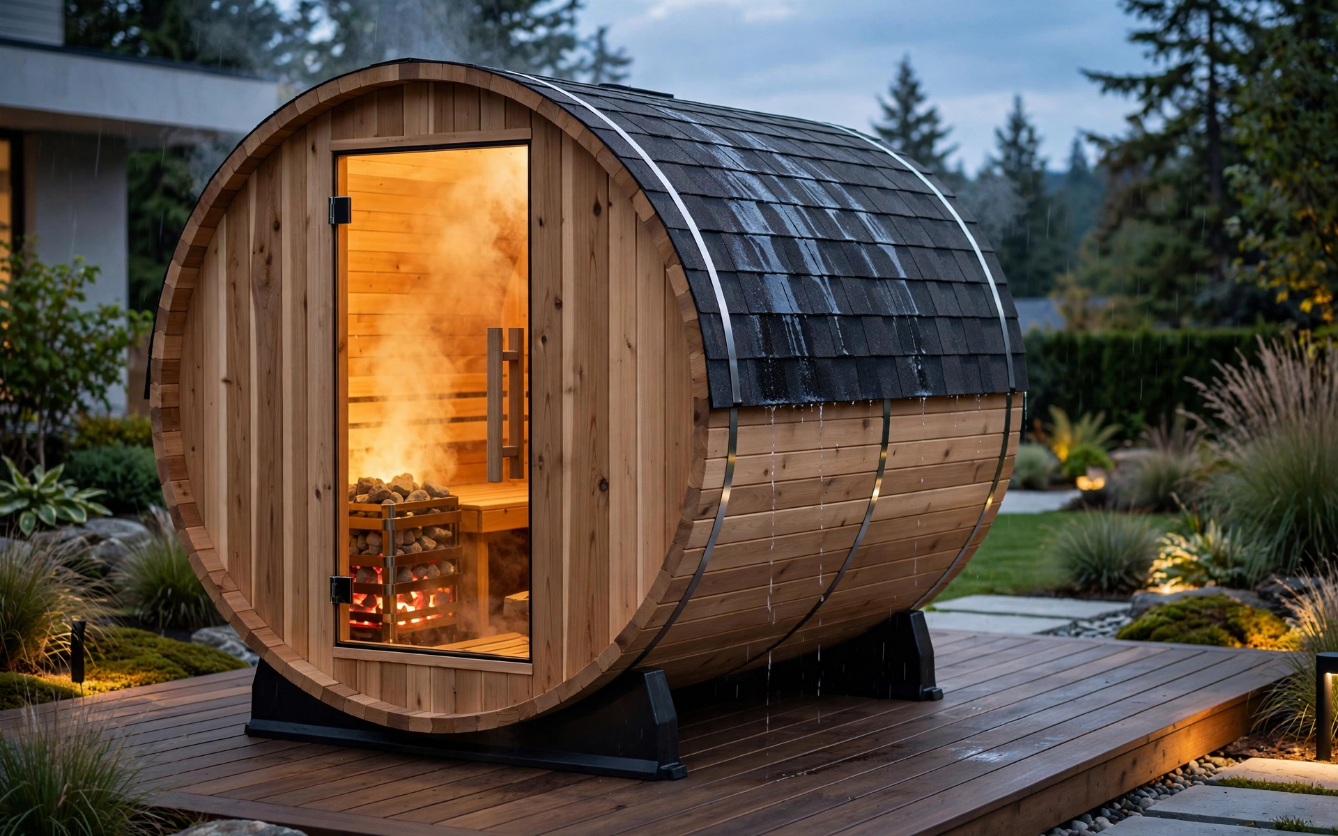 Almost Heaven Bridgeport Barrel Sauna Review: Premium Outdoor Performance