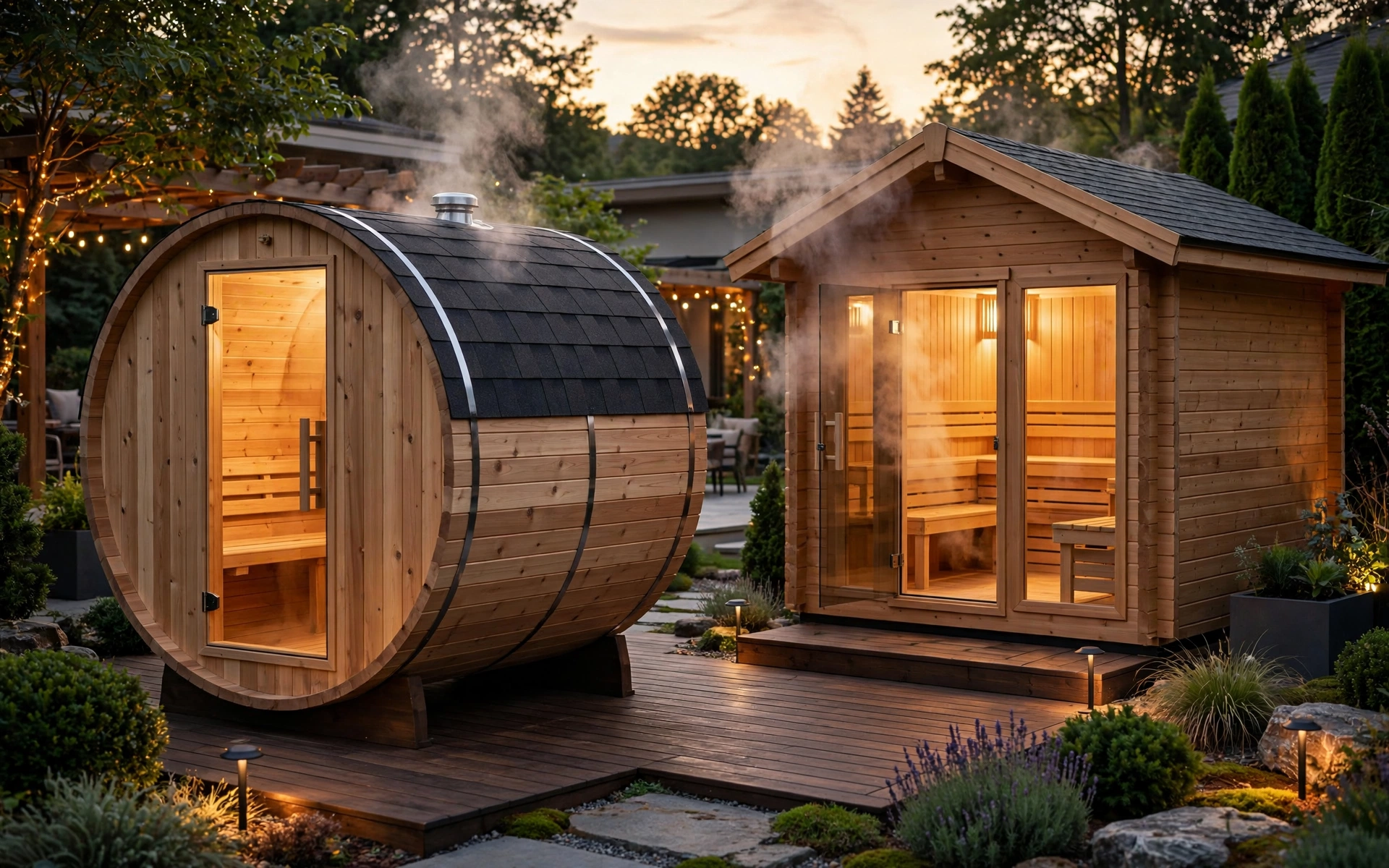 Almost Heaven Bridgeport vs. Finlandia Cabin: Outdoor Sauna Showdown