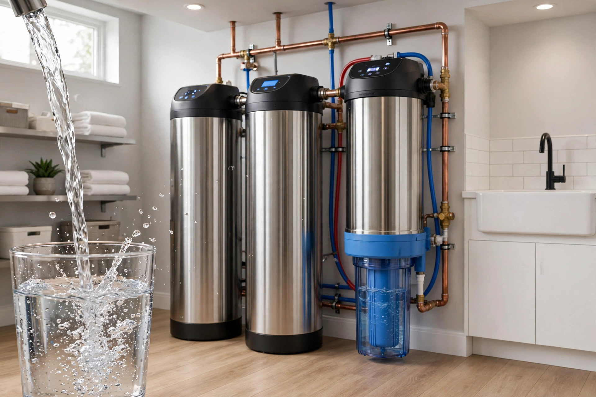 Solve Well Water Iron Stains: Best Combo Filter and Softener Systems