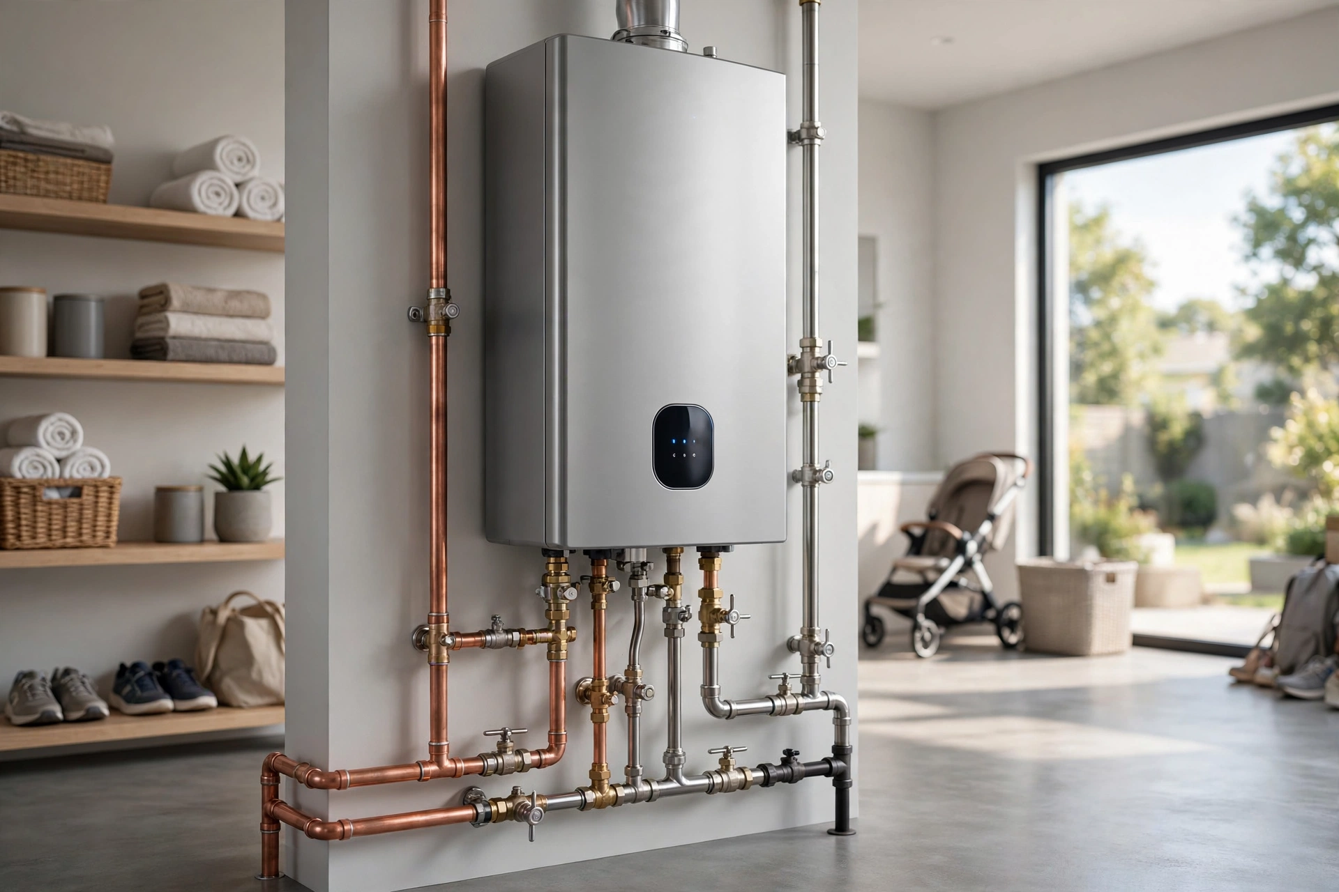 How to Size a Tankless Water Heater for a 4-Bathroom Home