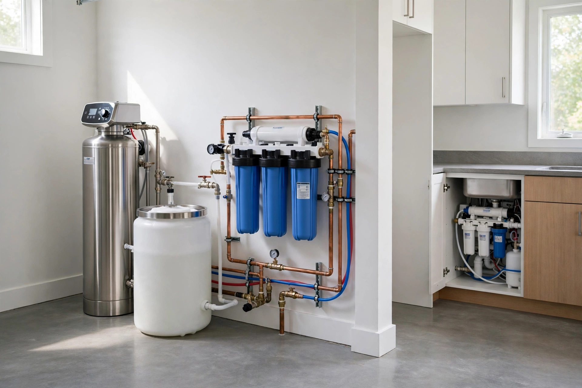Ultimate Water Treatment Setup: Softener, RO, and Accessories