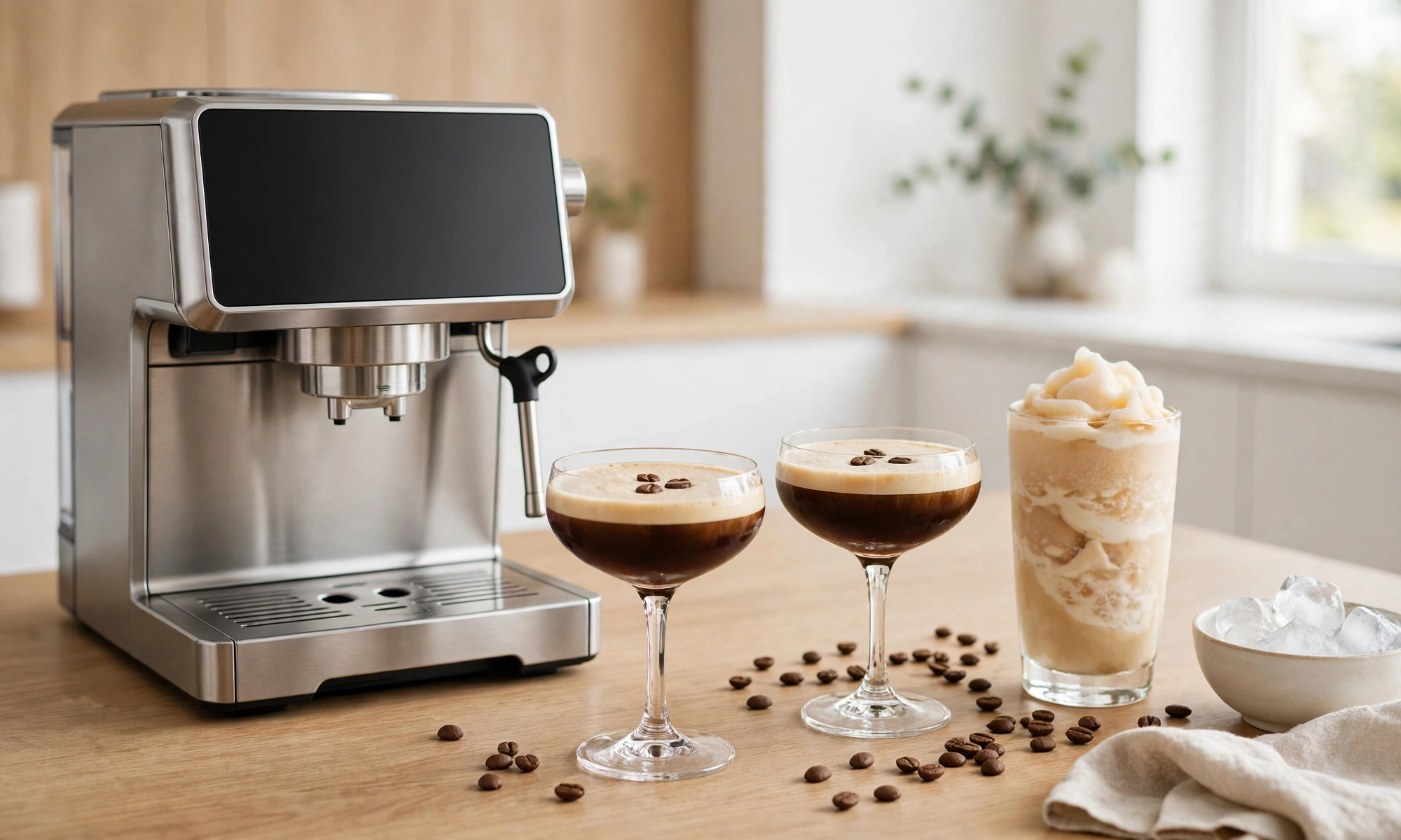 How to Make Espresso Martinis & Slushies with a Ninja Machine
